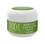 Dixie Botanicals hemp oil balm container