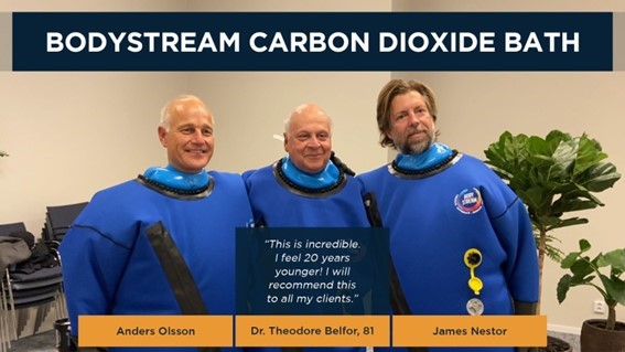 men using bodystream carbon dioxide bath image