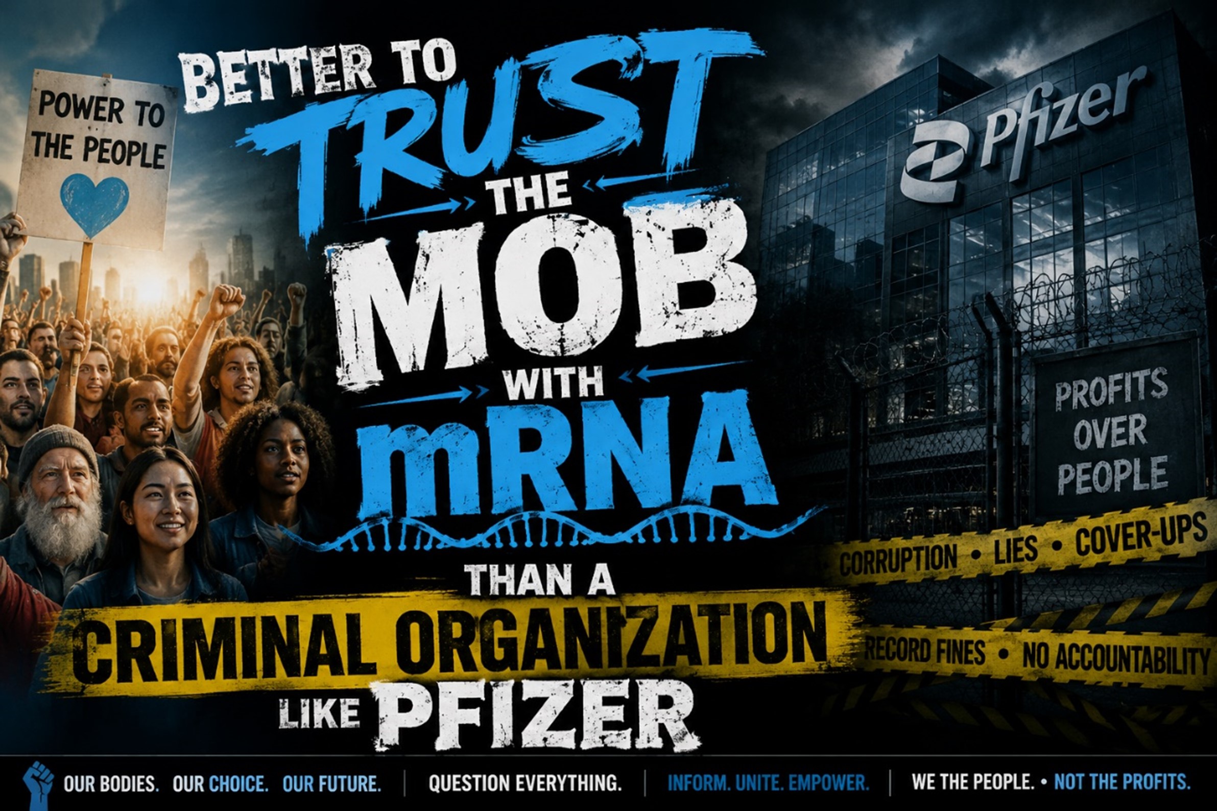 Better To Trust The Mob With mRNA Than A Criminal Organization Like Pfizer