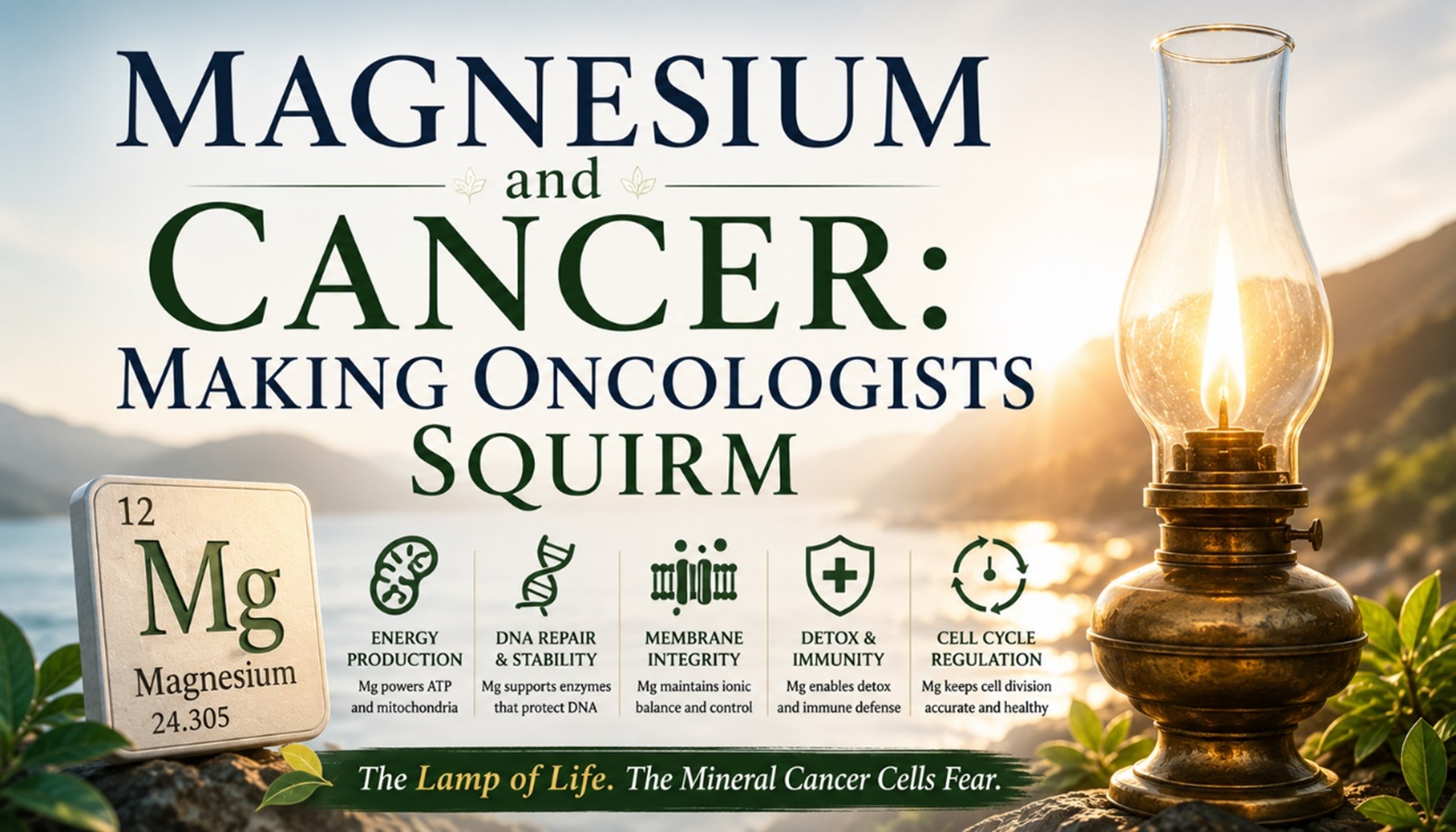 Magnesium and Cancer: Making Oncologists Squirm