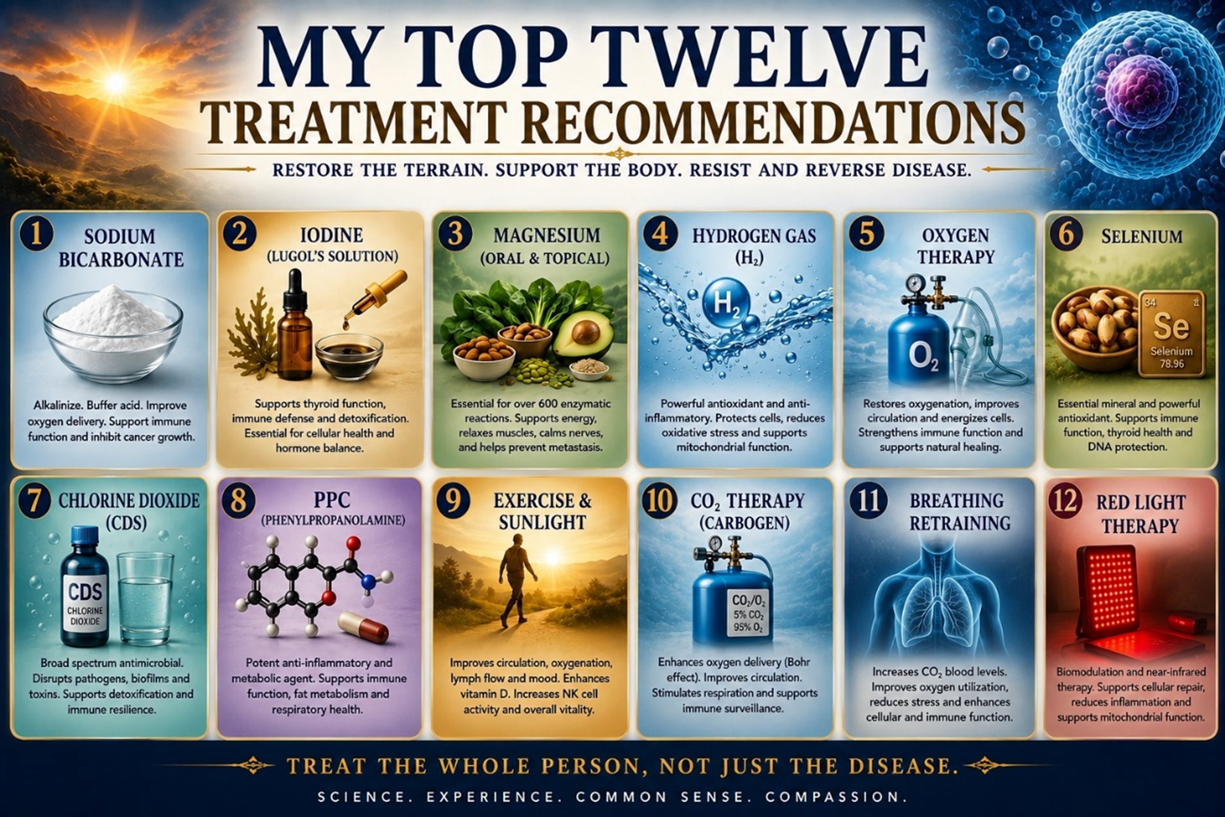 Top Twelve Treatment Recommendations
