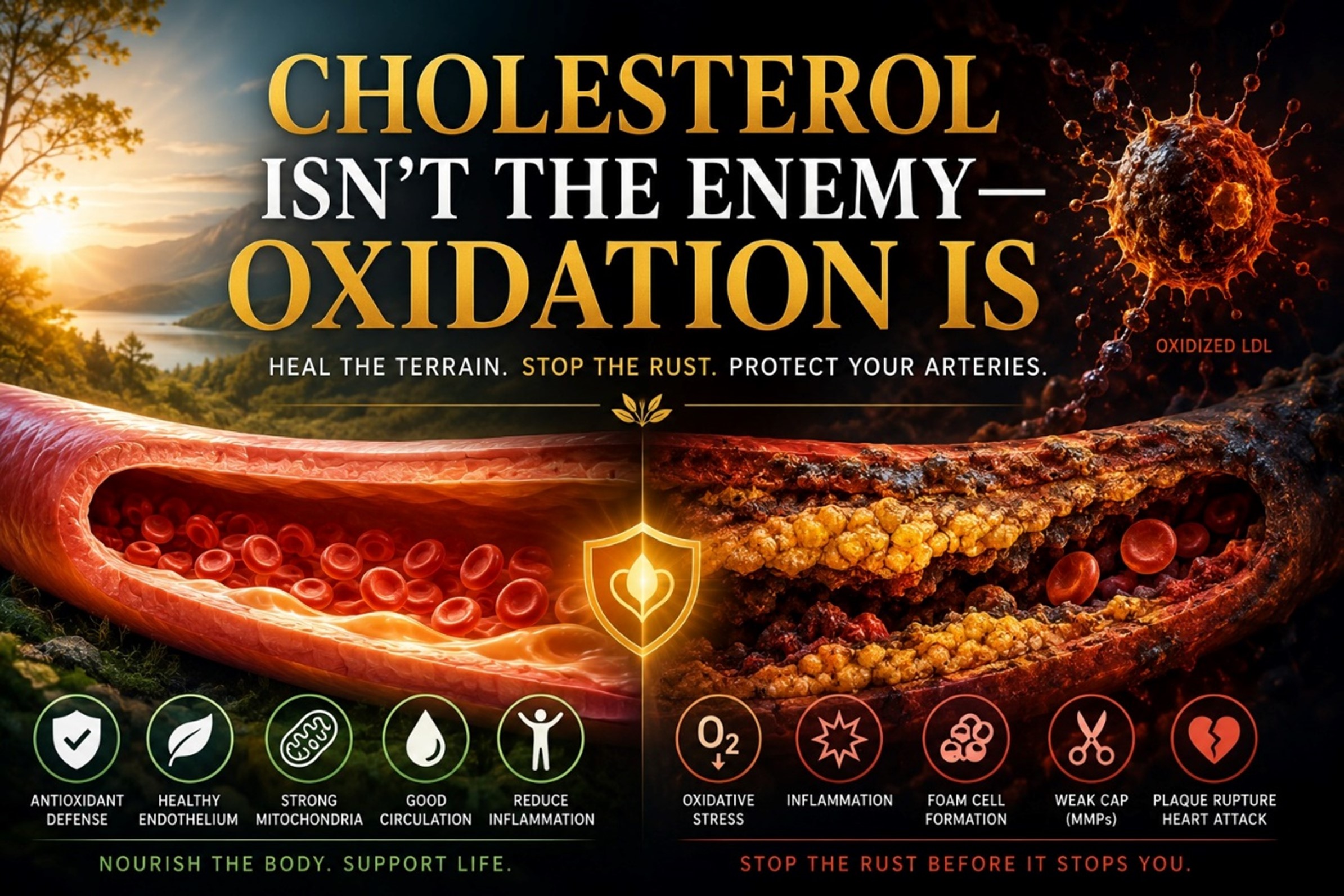 Cholesterol Isn’t the Enemy—Oxidation Is