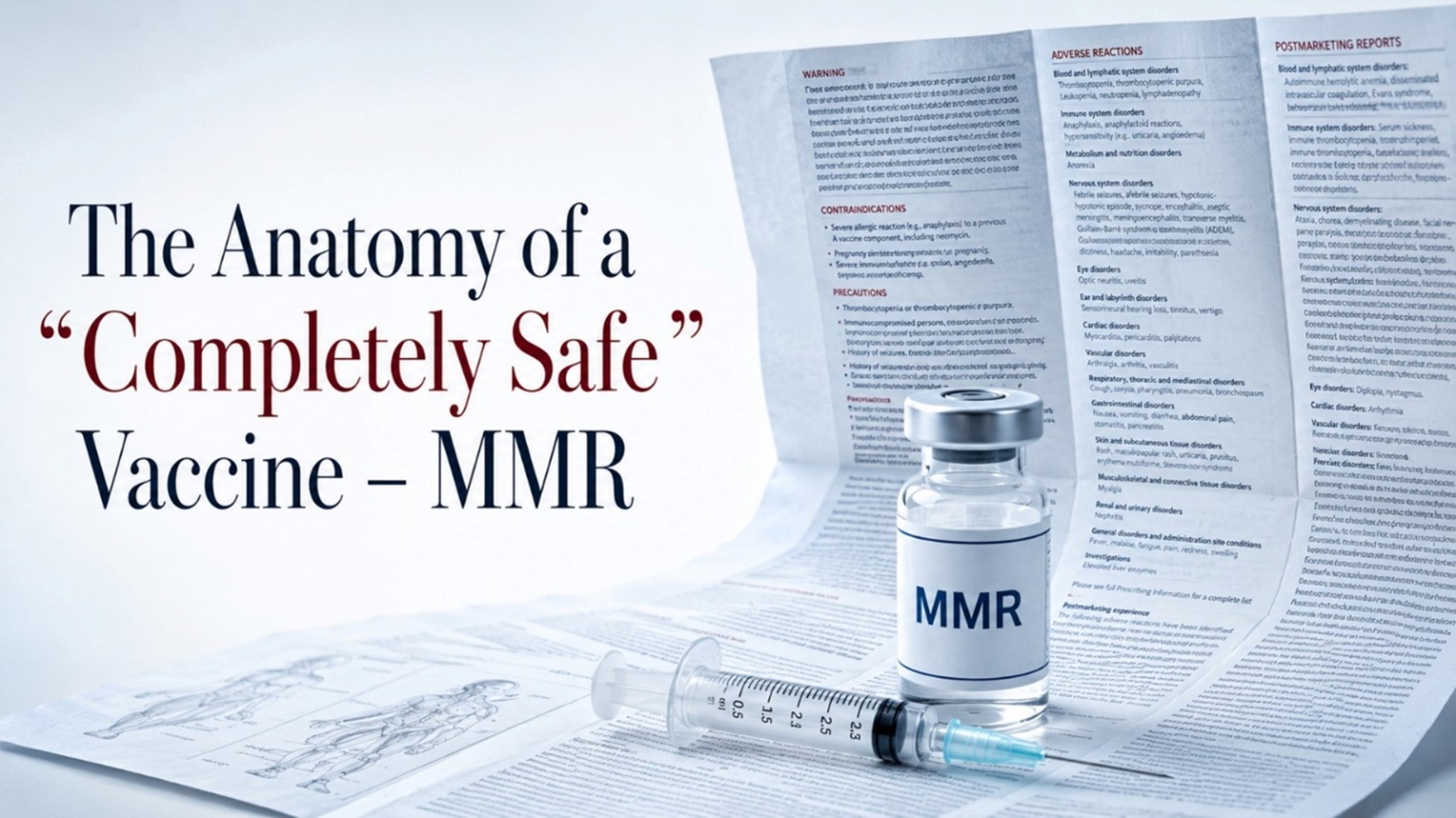 The Anatomy of a Completely Safe Vaccine – MMR