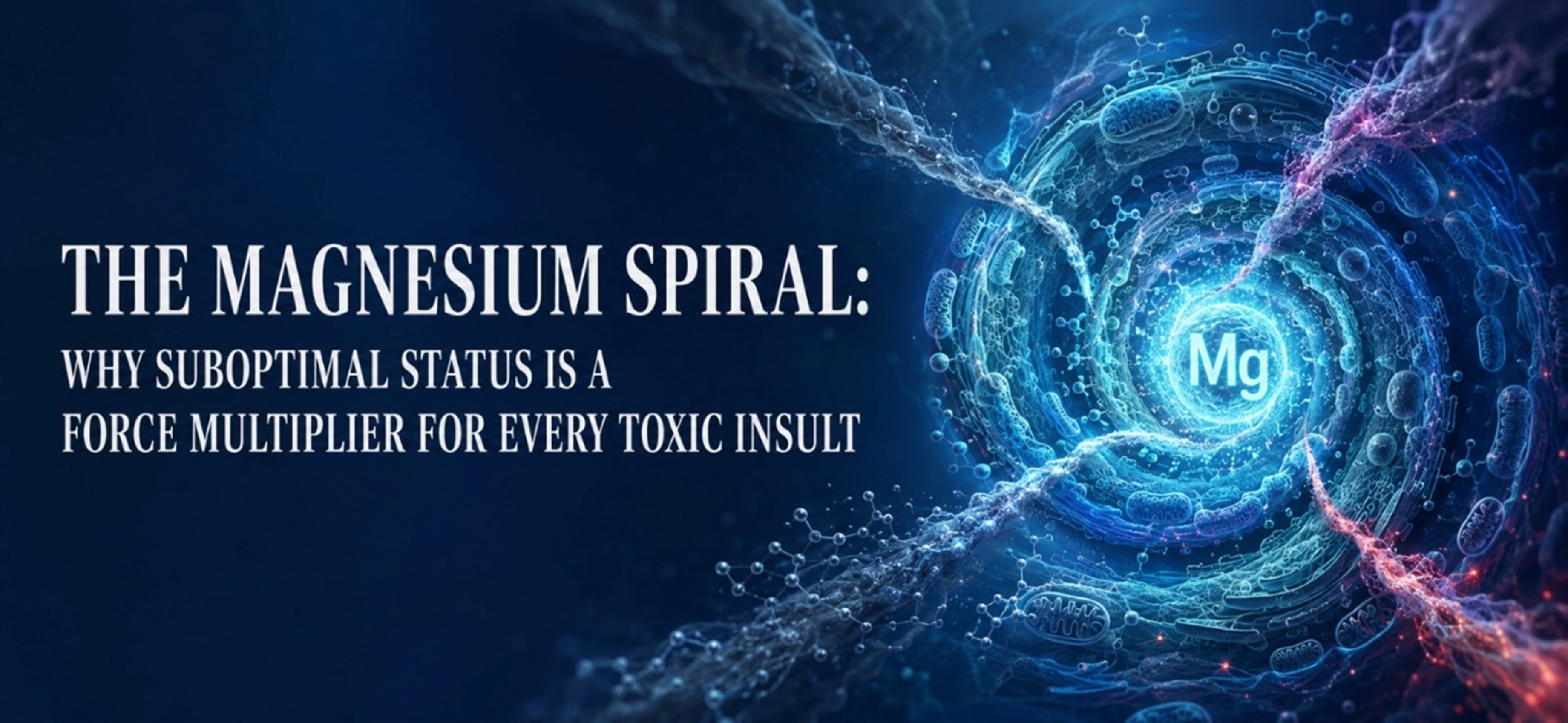 The Magnesium Spiral: Why Suboptimal Status Is a Force Multiplier for Every Toxic Insult