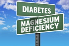 Road signs pointing toward “Diabetes” and “Magnesium Deficiency.”